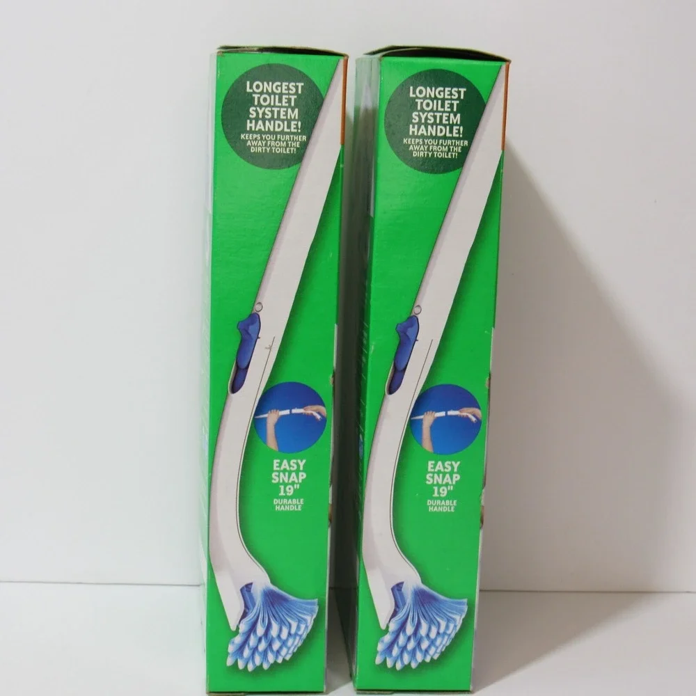 2 NEW Scrubbing Bubbles Fresh Brush Starter Kit Citrus 2 Wands 2 Stands 8 Pads